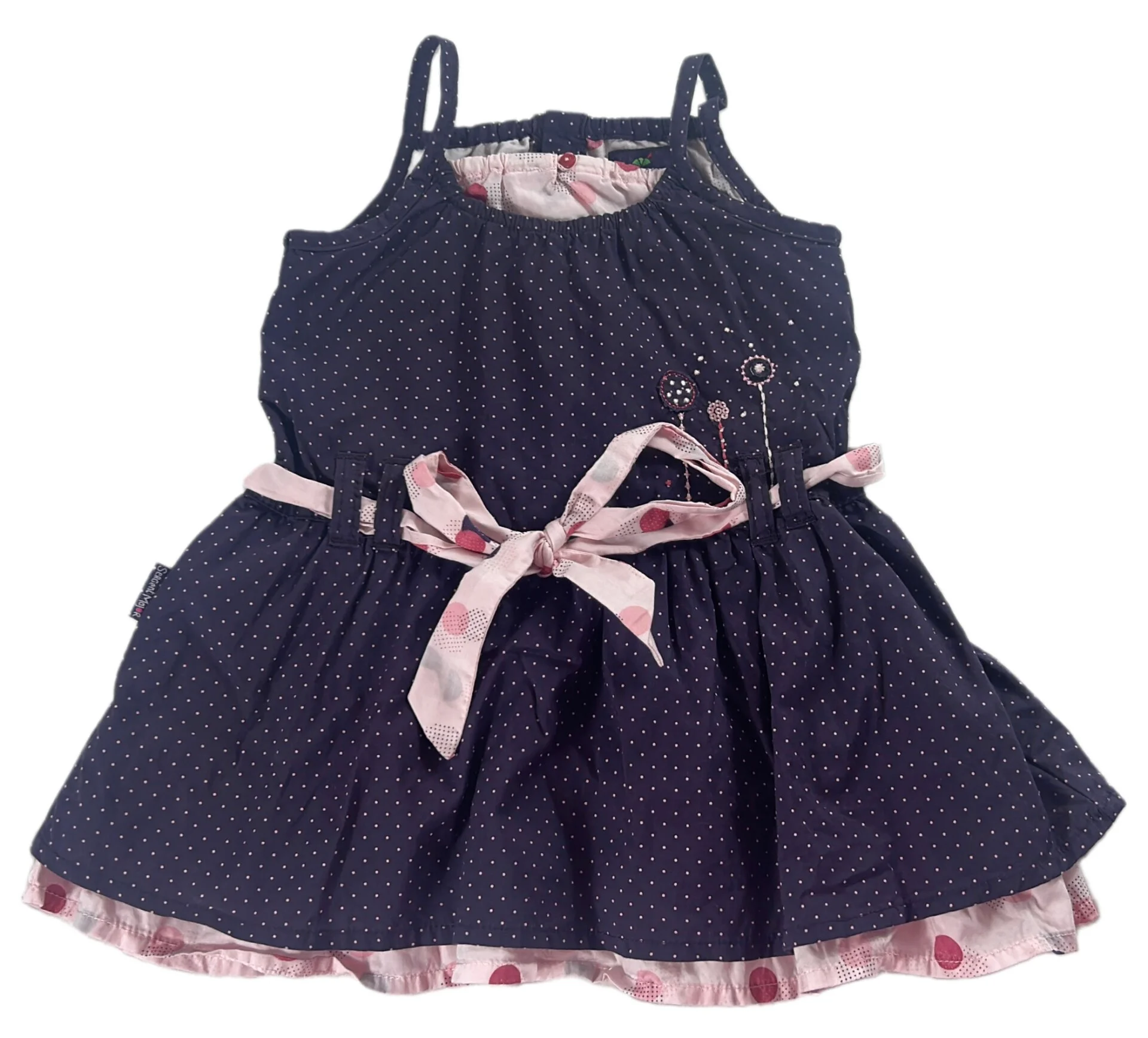 Robe SM légère violette et rose 9 mois Sergent Major