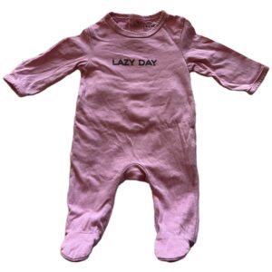 Pyjama léger ML rose 1 mois Kiabi
