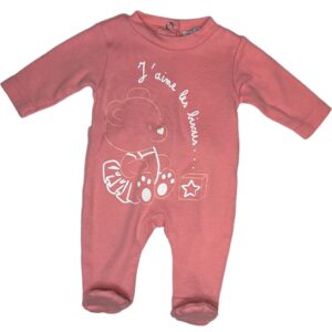 Pyjama léger ML vieux rose 0 mois Petit Kimbaloo
