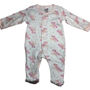 Pyjama léger ML blanc 0/3 mois Unicorns Dreams