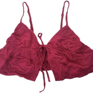 Crop top rose fuchsia M SHEIN