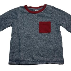 Tee-shirt ML gris 6/9 mois H&M