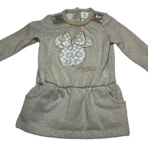 Robe épaisse ML beige doré Minnie 6 mois Disney