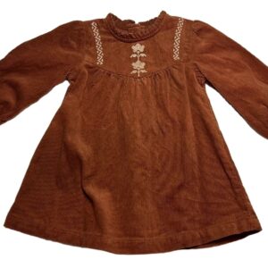 Robe légère ML marron 6 mois Kiabi