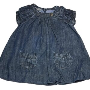 Robe en jeans MC bleu foncé 9 mois Tape à l’œil