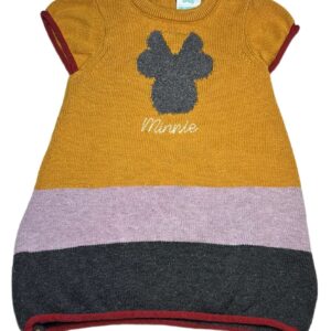 Robe MC en maille moutarde Minnie 9 mois Disney