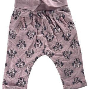 Pantalon léger rose clair et noir Minnie 3 mois Disney