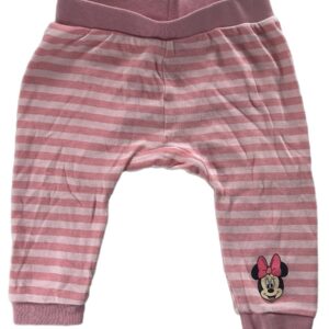 Pantalon léger style sarouel rose rayé Minnie 18 mois Disney