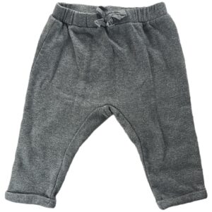 Pantalon fourré style sarouel gris et argenté 18 mois Kiabi