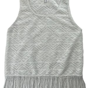 Débardeur court blanc transparent S Jennyfer