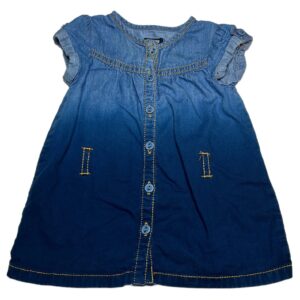 Robe en jeans MC dégradé de bleu 3 mois Kiabi