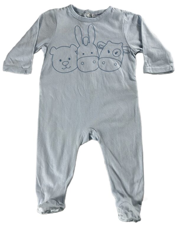 Pyjama léger ML bleu 3 mois Noukie’s