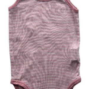 Body SM rayé rose et blanc 18 mois Obaïbi