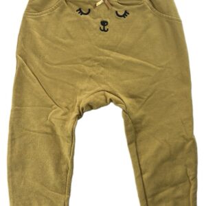 Pantalon léger style sarouel moutarde 23 mois Orchestra