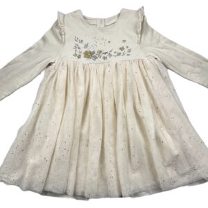 Robe épaisse ML beige et doré 36 mois Petit Bateau
