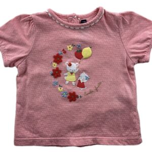 Tee-shirt MC rose 6 mois Sergent Major