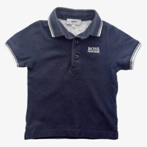 Polo léger MC bleu marine 12 mois Hugo Boss